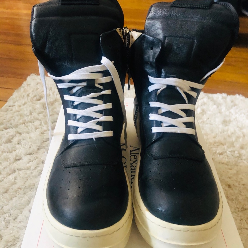 Rick Owens high top sneakers